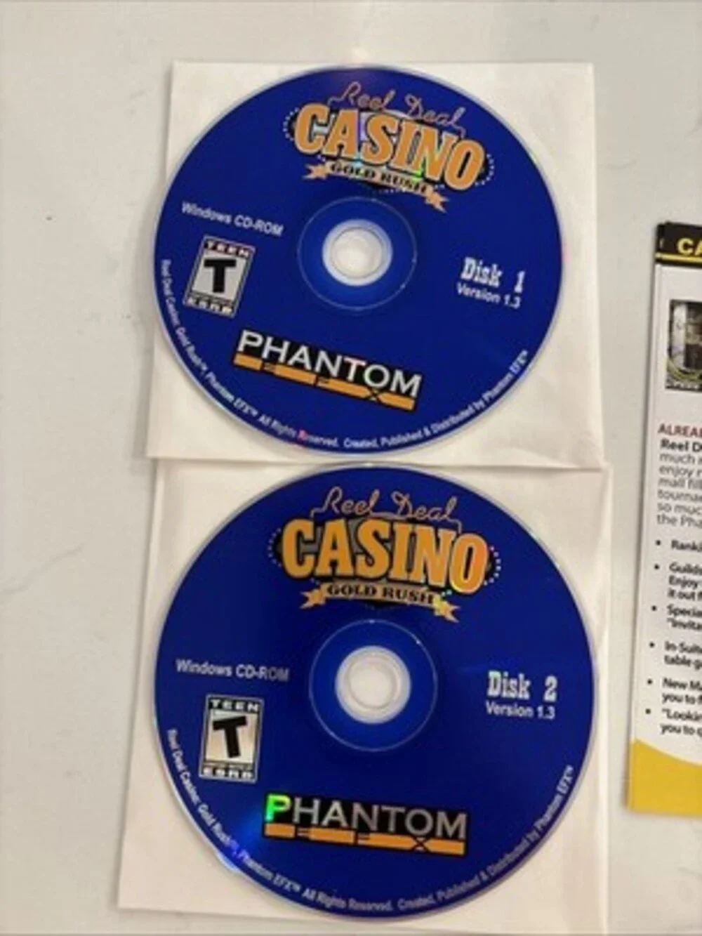 Y2k Reel Deal Casino: Gold Rush (PC, 2007)